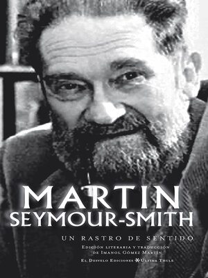 cover image of Un rastro de sentido